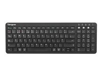 Targus - Näppäimistö - antimikrobinen - langaton - Bluetooth 5.1 - QWERTY - Iso-Britannia - musta AKB863UK