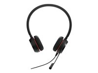 Jabra Evolve 30 II HS Stereo - Kuulokkeet + mikrofoni - täysikokoinen - vaihtokuuloke - langallinen - 3,5 mm jakkiliitin 14401-21