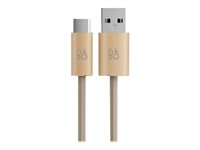 Bang & Olufsen - Kaapeli vain latausta varten - USB uros to 24 pin USB-C uros - kullansävyinen 1266302