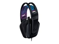 Logitech G G335 Wired Gaming Headset - Kuuloke + mikrofoni - täysi koko - langallinen - 3,5 mm jakkiliitin - musta - Discord-sertifioitu 981-000978
