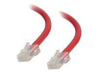 C2G Cat5e Non-Booted Unshielded (UTP) Network Patch Cable - Kytkentäkaapeli - RJ-45 (uros) to RJ-45 (uros) - 2 m - UTP - CAT 5e - säikeinen, uniboot - punainen 83083