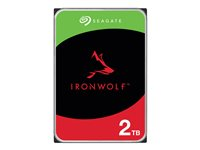 Seagate IronWolf ST2000VN003 - Kiintolevyasema - 2 Tt - sisäinen - 3.5" - SATA 6Gb/s - 5400 kierrosta/min - puskuri: 256 Mt - sekä 3 vuoden Seagate Rescue Data Recovery ST2000VN003