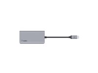 Belkin CONNECT 4-in-1 - Moniporttinen keskittimen sovitin - USB-C - HDMI AVC006BTSGY