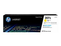 HP 207X - Tuottoisa - keltainen - alkuperäinen - LaserJet - väriainekasetti (W2212X) malleihin Color LaserJet Pro M255dw, M255nw, MFP M282nw, MFP M283fdn, MFP M283fdw W2212X