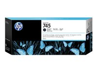 HP 745 - 300 ml - suuri kapasiteetti - mattamusta - alkuperäinen - DesignJet - mustepatruuna malleihin DesignJet Z2600 PostScript, Z5600 PostScript F9K05A