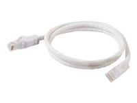 C2G Cat6 Booted Unshielded (UTP) Network Patch Cable - Kytkentäkaapeli - RJ-45 (uros) to RJ-45 (uros) - 15 m - UTP - CAT 6 - valettu, piikitön, säikeinen - valkoinen 83493