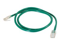 C2G Cat5e Non-Booted Unshielded (UTP) Network Patch Cable - Kytkentäkaapeli - RJ-45 (uros) to RJ-45 (uros) - 1.5 m - UTP - CAT 5e - säikeinen, uniboot - vihreä 83062