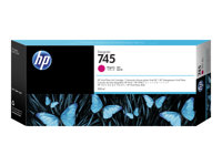 HP 745 - 300 ml - suuri kapasiteetti - magenta - alkuperäinen - DesignJet - mustepatruuna malleihin DesignJet Z2600 PostScript, Z5600 PostScript F9K01A