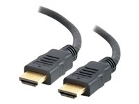 C2G 15ft 4K HDMI Cable with Ethernet - High Speed HDMI Cable - M/M - HDMI-kaapeli Ethernetillä - HDMI uros to HDMI uros - 4.57 m - suojattu - musta 50612