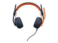 Logitech Zone Learn Wired On-Ear Headset for Learners, 3.5mm AUX - Kuulokkeet mikrofonilla varustettu - korvien päällä - vaihtokuuloke - langallinen - 3,5 mm jakkiliitin 981-001372