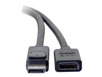 C2G 3ft DisplayPort Extension Cable - DisplayPort 1.4 - 8K UHD - M/F - DisplayPort-jatkojohto - DisplayPort (uros) to DisplayPort (naaras) - DisplayPort 1.4 - 91.4 cm - 8K tuki 54450