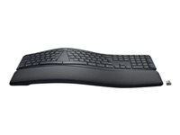 Logitech ERGO K860 Split Keyboard for Business - Näppäimistö - langaton - Bluetooth LE - QWERTY - pohjoismainen - grafiitti 920-010348