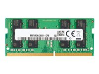 HP - DDR4 - moduuli - 16 Gt - SO-DIMM 260-pin - 3200 MHz / PC4-25600 - 1.2 V - puskuroimaton - non-ECC malleihin Elite Slice G2 (SODIMM); EliteDesk 705 G5 (SODIMM); EliteOne 800 G5, 800 G6, 800 G8; ProDesk 400 G5 (SODIMM), 400 G6 (SODIMM), 600 G5 (SODIMM), 600 G6 (SODIMM); ProOne 400 G6, 440 G6, 600 G6 13L75AA