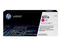 HP 651A - Magenta - alkuperäinen - LaserJet - väriainekasetti (CE343A) malleihin Color LaserJet Enterprise MFP M775; LaserJet Managed MFP M775 CE343A