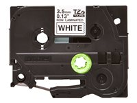 Brother TZe-N201 - Musta valkoisella - Roll (0.35 cm x 8 m) 1 kasetti(a) teippi malleihin P-Touch Cube PT-P300, P910; P-Touch Cube Plus PT-P710; P-Touch Cube Pro PT-P910 TZEN201
