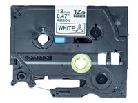 Brother TZe-R231 - Musta valkoisella - Rulla (1,2 cm x 4 m) 1 kasetti(a) nauhateippi malleihin Brother PT-D210, D600, H110; P-Touch Cube PT-P300; P-Touch Embellish PT-D215 TZER231