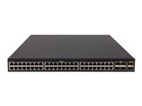 HPE FlexFabric 5710 48XGT 6QS+/2QS28 - Kytkin - L3 - Hallinnoitu - 48 x 1 Gigabit / 10 Gigabit SFP+ - telineeseen asennettava JL586A