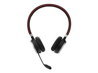 Jabra Evolve 65 SE MS Stereo - Kuuloke + mikrofoni - korvien päällä - Bluetooth - langaton - USB - sekä latausalusta - sertifioitu Microsoft Teamsille malleihin Jabra Evolve; LINK 380a MS 6599-833-399