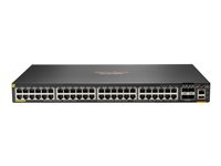 HPE Aruba Networking CX 6200F 48G Class4 PoE 4SFP+ 740W Switch - Kytkin - suurin pinoamisetäisyys 10 km - L3 - Hallinnoitu - 48 x 10/100/1000 (PoE+) + 4 x 1 Gigabit / 10 Gigabit SFP+ (uplink) - edestä ja sivulta taakse - telineeseen asennettava - PoE+ (740 W) - BTO JL728B#ABB