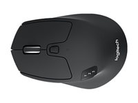 Logitech M720 Triathlon - Hiiri - oikeakätinen - optinen - 7 painiketta - langaton - Bluetooth, 2.4 GHz - USB johdoton vastaanotin 910-004791