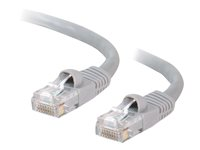 C2G Cat5e Booted Unshielded (UTP) Network Patch Cable - Kytkentäkaapeli - RJ-45 (uros) to RJ-45 (uros) - 7 m - UTP - CAT 5e - valettu, piikitön, säikeinen - harmaa 83146