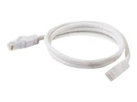 C2G Cat6 Booted Unshielded (UTP) Network Patch Cable - Kytkentäkaapeli - RJ-45 (uros) to RJ-45 (uros) - 30 m - UTP - CAT 6 - valettu, piikitön, säikeinen - valkoinen 83495