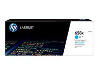 HP 658X - Suuri kapasiteetti - sinivihreä - alkuperäinen - LaserJet - väriainekasetti (W2001X) malleihin Color LaserJet Enterprise M751dn, M751n W2001X