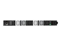 HPE G2 Metered Modular Horizontal True 0U - Virranjakeluyksikkö (telineasennettava) - Vaihtovirta 400 V - 11000 VA - 3-phase 5 Wire - tulo: IEC 60309 - lähtöliittimet: 6 (IEC 60320 C19) - 1U - 30.5 cm johto malleihin Synergy 12000 Frame P9R79A