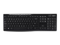 Logitech Wireless Keyboard K270 - Näppäimistö - langaton - 2.4 GHz - Pohjoismaat 920-003735