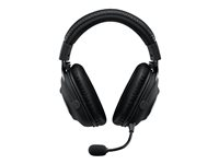 Logitech G Pro X - Kuuloke + mikrofoni - täysi koko - langallinen - 3,5 mm jakkiliitin - melua vaimentava 981-000818