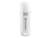 Transcend JetFlash 730 - USB Flash-asema - 128 Gt - USB 3.0 - valkoinen TS128GJF730