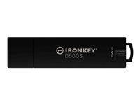 Kingston IronKey D500S - USB Flash-asema - salattu - 256 Gt - USB 3.2 Gen 1 - TAA-yhdenmukainen IKD500S/256GB