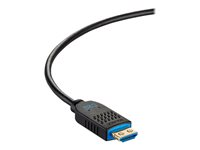 C2G 100ft (30.5m) C2G Performance Series High Speed HDMI Active Optical Cable (AOC) - 4K 60Hz Plenum Rated - High Speed - HDMI-kaapeli - HDMI uros to HDMI, 24 pin USB-C - 30.5 m - musta - paineilma, Active Optical Cable (AOC), tuki 4K / 60 Hz C2G41486