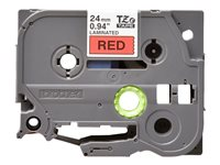 Brother TZe-451 - Itsekiinnittyvä - black on red - Rulla (2,4 cm x 8 m) 1 kasetti(a) laminaattinauha malleihin P-Touch PT-D800, P750, P900, P950; P-Touch Cube Plus PT-P710; P-Touch Cube Pro PT-P910 TZE451