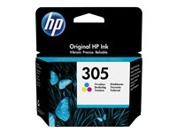 HP 305 - 2 ml - väri (sinivihreä, sinipunainen, keltainen) - alkuperäinen - mustepatruuna malleihin Deskjet 23XX, 27XX, 28XX, 41XX, 42XX; DeskJet Plus 41XX; ENVY 60XX, 64XX; ENVY Pro 64XX 3YM60AE#UUQ