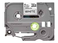 Brother TZe-211 - Itsekiinnittyvä - musta valkoisella - Rulla (0,6 cm x 8 m) 1 kasetti(a) laminaattinauha malleihin P-Touch PT-D210, D410, D460, D800, E550, H500, P750, P900, P950; P-Touch Cube Plus PT-P710 TZE211