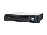 APC Smart-UPS C 1500VA 2U LCD - UPS (telineasennettava) - Vaihtovirta 230 V - 900 watti(a) - 1500 VA - USB - lähtöliittimet: 4 - 2U - musta SMC1500I-2U