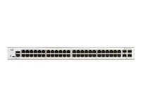 Cisco Catalyst 1200-48T-4G - Kytkin - L3 - smart - 48 x 10/100/1000Base-T + 4 x 10 Gigabit SFP+ - telineeseen asennettava C1200-48T-4G