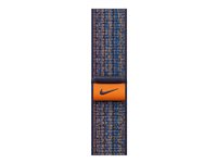 Apple Nike - Silmukka tuotteelle älykello - 45 mm - 145-220 mm - game royal/oranssi MTL53ZM/A