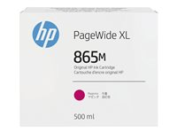 HP 865M - 500 ml - magenta - alkuperäinen - PageWide XL - mustepatruuna malleihin PageWide XL 3920, 4200, 4700, 5200, 8200 3ED87A