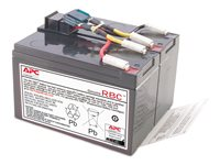 APC Replacement Battery Cartridge #48 - UPS akku - 1 x akku/paristo - Lyijyhappo malleihin P/N: SMT750, SMT750C, SMT750I, SMT750TW, SMT750US, SUA750ICH, SUA750ICH-45, SUA750-TW RBC48