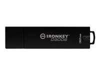 IronKey D300S - USB Flash-asema - salattu - 32 Gt - USB 3.1 Gen 1 - FIPS 140-2 Level 3 - TAA-yhteensopiva IKD300S/32GB
