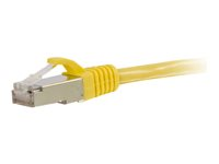 C2G Cat5e Booted Shielded (STP) Network Patch Cable - Kytkentäkaapeli - RJ-45 (uros) to RJ-45 (uros) - 3 m - STP - CAT 5e - valettu - keltainen 83812