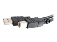 C2G 9.8ft USB A to USB B Cable - USB A to B Cable - USB 2.0 - Black - M/M - USB-kaapeli - USB (uros) to USB Type B (uros) - USB 2.0 - 3 m - musta 28103