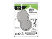 Seagate Guardian BarraCuda ST500LM030 - Kiintolevyasema - 500 GB - sisäinen - 2.5" - SATA 6Gb/s - 5400 kierrosta/min - puskuri: 128 Mt ST500LM030