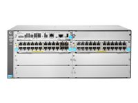 HPE Aruba 5406R 44GT PoE+ / 4SFP+ (No PSU) v3 zl2 - Kytkin - Hallinnoitu - 44 x 10/100/1000 (PoE+) + 4 x 1 Gigabit / 10 Gigabit SFP+ - telineeseen asennettava - PoE+ JL003A