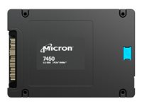 Micron 7450 MAX - SSD - Enterprise - 3200 GB - sisäinen - 2.5" - U.3 PCIe 4.0 (NVMe) - TAA-yhteensopiva MTFDKCB3T2TFS-1BC1ZABYYR