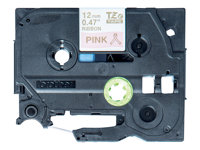 Brother TZe-RE34 - Kulta ja pinkki - Rulla (1,2 cm x 4 m) 1 kasetti(a) nauhateippi malleihin Brother PT-D600, H110; P-Touch PT-D450; P-Touch Cube PT-P300; P-Touch Embellish PT-D215 TZERE34