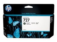 HP 727 - 130 ml - mattamusta - alkuperäinen - DesignJet - mustepatruuna malleihin DesignJet T1500, T1530, T2500, T2530, T920, T930 B3P22A