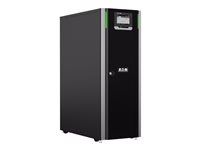 Eaton 91PS - UPS - sisäisen huollon ohitus - vaihtovirta 220/230/240/380/400/415 V - 10 kW - 10000 VA - 3-vaiheinen - ilman paristoa - RS-232, USB, Ethernet 10/100/1000 - musta 91PS10MBS